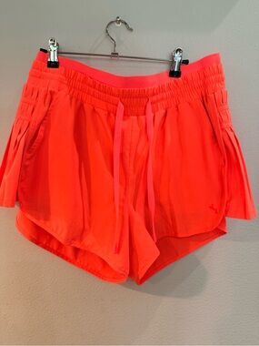 Women's Neon  Athletic Shorts with Drawstring
